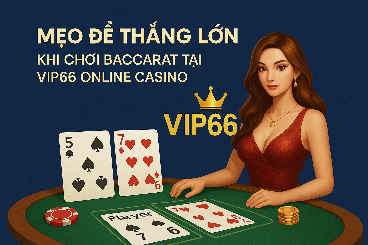 Mẹo Để Thắng Lớn Khi Chơi Baccarat Tại VIP66 Online Casino