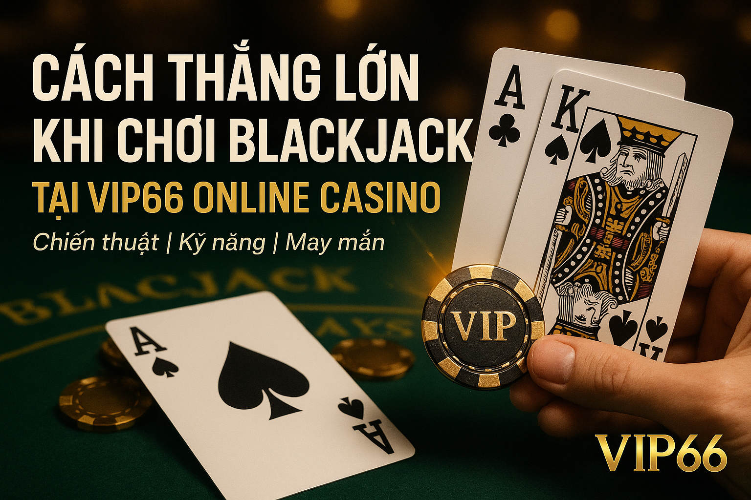 Cách Thắng Lớn Khi Chơi Blackjack Tại VIP66 Online Casino
